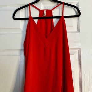 Red Orange Racerback Top
